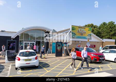 Blyth Moto autoroute centre de la station-service sur la route A1M dans Nottinghamshire, Angleterre, Royaume-Uni, 2024 Banque D'Images