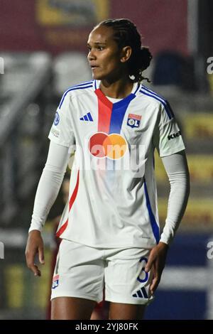 Rome, Italie. 13 novembre 2024. Wendie Renard de l'Olympique Lyonnais lors du Groupe A - jour 3 - UEFA Women's Champions League 2023/24 entre l'A.S. Roma et l'Olympique Lyonnais au stade Tre Fontane le 13 novembre 2024 à Rome, Italie. Crédit : Agence photo indépendante/Alamy Live News Banque D'Images