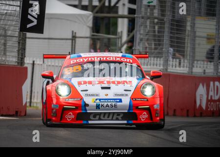 Adélaïde, Australie méridionale, Australie. 14 novembre 2024. Le pilote Equity-One Pro DYLAN O'KEEFFE (88 ans) au volant de la voiture Dexion Porsche 992 GT3 Cup jeudi lors de la manche 2024 VAILO Adelaide 500 du Championnat Repco Supercars sur le circuit d'Adelaide Street le 14 novembre 2024 à Adelaide, Adélaïde. (Crédit image : © James Forrester/ZUMA Press Wire) USAGE ÉDITORIAL SEULEMENT! Non destiné à UN USAGE commercial !/Alamy Live News/Alamy Live News Banque D'Images