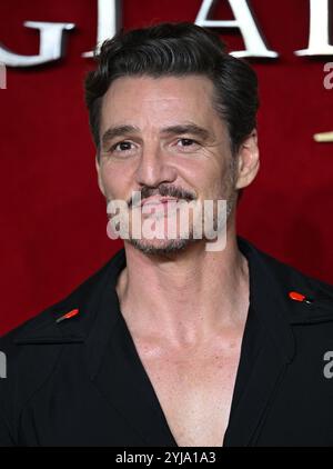 Londres, Royaume-Uni. 13 novembre 2024. Pedro Pascal à la première mondiale de Gladiator II, Leicester Square le 13 novembre 2024 à Londres, Royaume-Uni. Photo de Stuart Hardy/ABACAPRESS. COM Credit : Abaca Press/Alamy Live News Banque D'Images