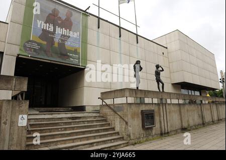 Wa   ino Aaltonen Museum of Art ou WAM. Turku. La Finlande. En particulier à l'art moderne exposition permanente du sculpteur Waino Aaltonen. Banque D'Images