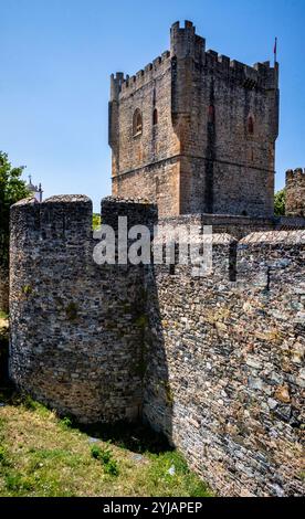 Château de Bragança, Portugal. Juillet 2021 Banque D'Images