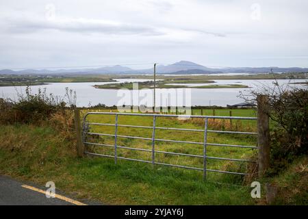 wild atlantic way à island roy view, comté de donegal, république d'irlande Banque D'Images