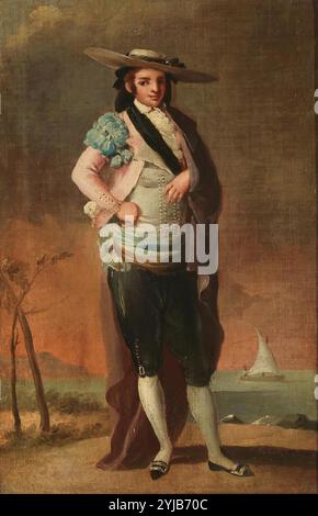 Antonio Carnicero / 'Bullfighter', XVIIIe siècle, École espagnole, toile, 41 cm x 28 cm, P02786. MUSÉE : MUSEO DEL PRADO, MADRID, ESPAGNE. Banque D'Images