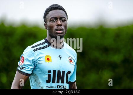 ZUNDERT, pays-Bas. 14 novembre 2024. Football, Midglas Traingcentre, Néerlandais eredivisie, saison 2024/2025, pendant le match NAC - Excelsior (frendly), le gardien de but de l'Excelsior Rotterdam Edwin Danquah crédit : Pro Shots/Alamy Live News Banque D'Images