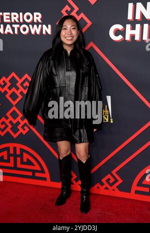 Hollywood, États-Unis. 13 novembre 2024. Awkwafina arrive à la première de Hulu "Interior Chinatown" à Los Angeles qui s'est tenue au Linwood Dunn Theater le 13 novembre 2024 à Hollywood, CA. © ALO/AFF-USA.com crédit : AFF/Alamy Live News Banque D'Images