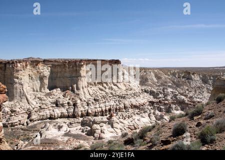 Sidestep Canyon est situé dans la zone de White Sands du Grand Staircase - Escalante National Monument dans l'Utah, États-Unis., Der Sidestep Canyon liegt im Wh Banque D'Images