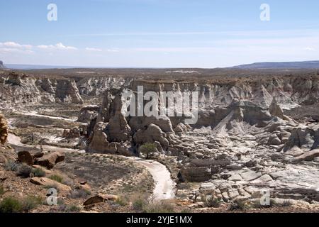 Sidestep Canyon est situé dans la zone de White Sands du Grand Staircase - Escalante National Monument dans l'Utah, États-Unis., Der Sidestep Canyon liegt im Wh Banque D'Images