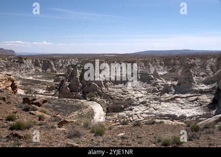 Sidestep Canyon est situé dans la zone de White Sands du Grand Staircase - Escalante National Monument dans l'Utah, États-Unis., Der Sidestep Canyon liegt im Wh Banque D'Images