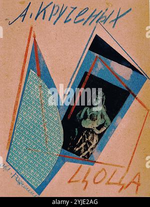 Couverture de livre 'Tsotsa' par Aleksey Kruchenykh. Musée : Bibliothèque d'État russe, Moscou. Auteur : Alexander Mikhailovich Rodchenko. Copyright : cette œuvre n'est pas dans le domaine public. Il est de votre responsabilité d'obtenir toutes les autorisations de tiers nécessaires auprès du gestionnaire de droits d'auteur dans votre pays avant la publication. Banque D'Images