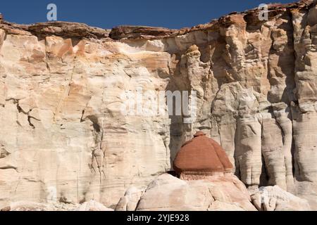 Sidestep Canyon est situé dans la zone de White Sands du Grand Staircase - Escalante National Monument dans l'Utah, États-Unis., Der Sidestep Canyon liegt im Wh Banque D'Images