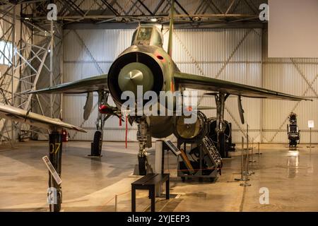 English Electric Lightning F2A exposé au Museum of Flight, East Fortune, East Lothian, Écosse, Royaume-Uni Banque D'Images