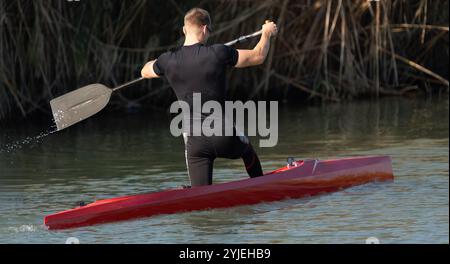 Athlète d'aviron en Turquie Banque D'Images