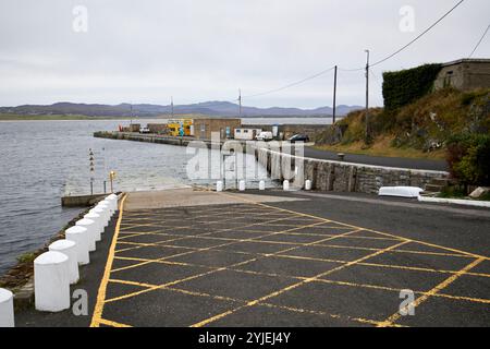 bretelles de bretelles et descentes de quai, comté de donegal, république d'irlande Banque D'Images