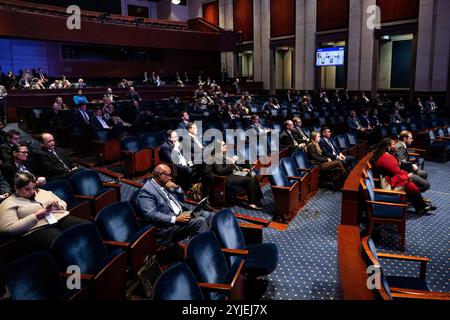 Washington, États-Unis. 14 novembre 2024. Orientation pour les nouveaux membres du Congrès au Capitole des États-Unis à Washington, DC. Crédit : SOPA images Limited/Alamy Live News Banque D'Images