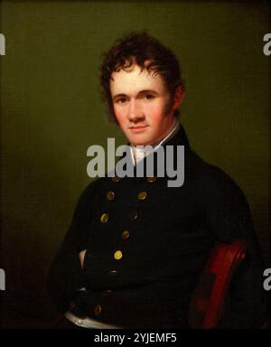 Portrait du commandant Lewis Warrington. Rembrandt Peale. 1801-02 Banque D'Images