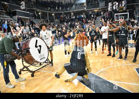 Villeurbanne, France. 14 novembre 2024. LDLC Asvel lors du match de basket-ball de Turkish Airlines EuroLeague entre LDLC ASVEL et Crvena zvezda Meridianbet le 14 novembre 2024 à Astroballe à Villeurbanne, France - photo Cyril lestage/DPPI crédit : DPPI Media/Alamy Live News Banque D'Images