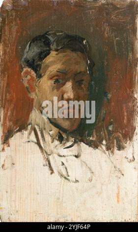 Pablo Picasso / "portrait", 1896, huile sur toile, 22,1 x 13,7 cm, MPB 110,205. Musée : Musée Picasso, Barcelone. Banque D'Images