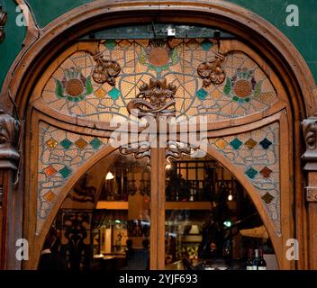 Ricard De Capmany / 'Grill Room Restaurant (détail)', 1902. Musée : Calle Escudellers, 8, Barcelona, España. Banque D'Images