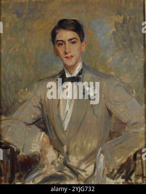 Portrait de Jean Cocteau (1889-1963). Musée : Musée des Beaux-Arts, Rouen. AUTEUR : JACQUES-EMILE BLANCHE. Banque D'Images