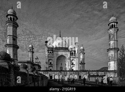 Le Bibi Ka Maqbara est une tombe située dans la ville d'Aurangabad état Maharashtra Banque D'Images