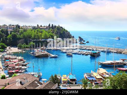 Le golfe de la Méditerranée en Turquie Banque D'Images