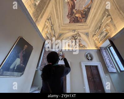 **PAS DE WEB ET DE JOURNAUX UNIQUEMENT POUR L'ITALIE** ROME Casino dell'Aurora Banque D'Images