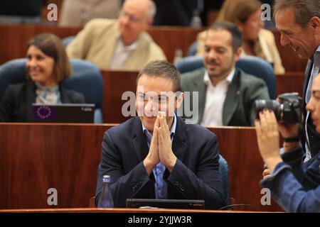 Madrid, le 24 octobre 2024. Session plénière ordinaire de l'Assemblée de Madrid. Photo : Jaime García. Archdc. Crédit : album / Archivo ABC / Jaime García,Jaime García Banque D'Images