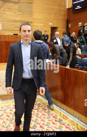 Madrid, le 24 octobre 2024. Session plénière ordinaire de l'Assemblée de Madrid. Photo : Jaime García. Archdc. Crédit : album / Archivo ABC / Jaime García,Jaime García Banque D'Images