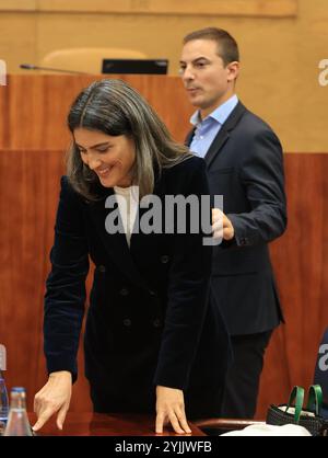 Madrid, le 24 octobre 2024. Session plénière ordinaire de l'Assemblée de Madrid. Photo : Jaime García. Archdc. Crédit : album / Archivo ABC / Jaime García,Jaime García,Jaime García Banque D'Images