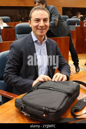 Madrid, le 24 octobre 2024. Session plénière ordinaire de l'Assemblée de Madrid. Photo : Jaime García. Archdc. Crédit : album / Archivo ABC / Jaime García,Jaime García Banque D'Images