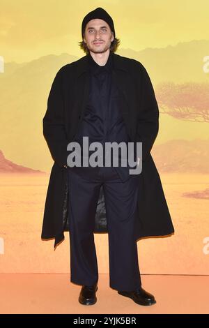 Roma, Latium. 15 novembre 2024. Luca Marinelli pendant le film Photocall Mufasa le roi lion à Rome, Italie, 15 novembre 2024 crédit : massimo insabato/Alamy Live News Banque D'Images