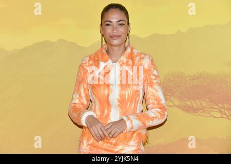 Roma, Latium. 15 novembre 2024. Elodie pendant le film Photocall Mufasa le roi lion à Rome, Italie, 15 novembre 2024 crédit : massimo insabato/Alamy Live News Banque D'Images