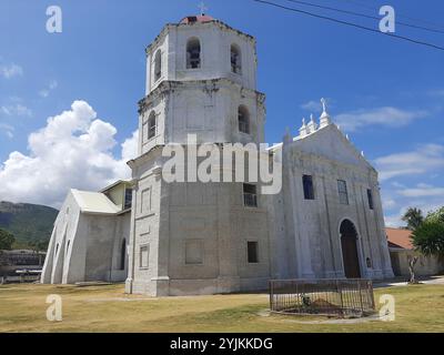 Église notre-Dame de l'Immaculée conception à Oslob dans le sud de l'île de Cebu aux Philippines Banque D'Images