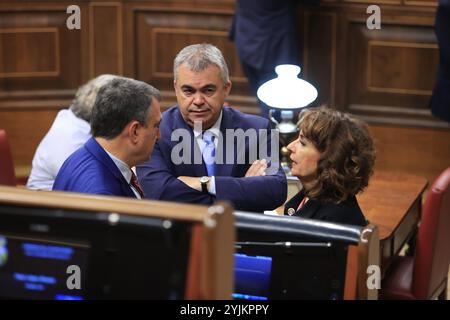 Madrid, 10/30/2024. Congrès des députés. Session complète de contrôle du Gouvernement. La session de contrôle est suspendue en raison de la DANA. Photo : Jaime García. ARCHDC. Crédit : album / Archivo ABC / Jaime García Banque D'Images