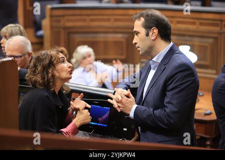 Madrid, 10/30/2024. Congrès des députés. Session complète de contrôle du Gouvernement. La session de contrôle est suspendue en raison de la DANA. Photo : Jaime García. ARCHDC. Crédit : album / Archivo ABC / Jaime García Banque D'Images