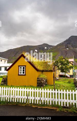 Siglufjordur, Islande Banque D'Images