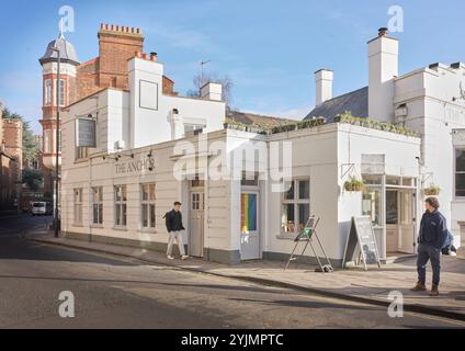 Le pub Anchor à Cambridge, Angleterre. Banque D'Images