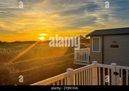 Combe Haven Holiday Hastings Banque D'Images