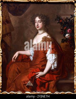 Queen Mary II, (1662-1694), vers 1677, par Sir Peter Lely, National Portrait Gallery, Londres, Royaume-Uni. Banque D'Images