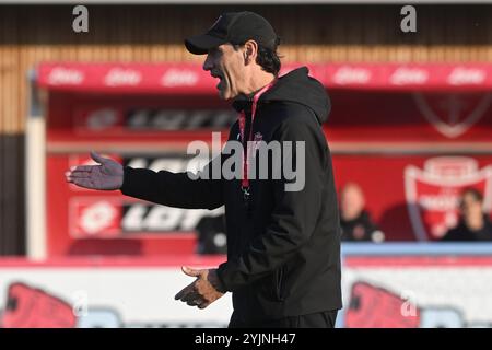 Monza, Italie. 15 novembre 2024. Alessandro Nesta, entraîneur-chef d'AC Monza, lors d'une séance d'entraînement au Centro Sportivo Silvio et Luigi Berlusconi-Monzello à Monza, Italie - vendredi 15 novembre 2024. Sport - Soccer (photo AC Monza/LaPresse par Studio Buzzi) crédit : LaPresse/Alamy Live News Banque D'Images