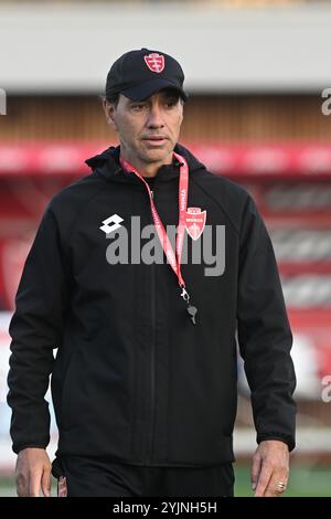 Monza, Italie. 15 novembre 2024. Alessandro Nesta, entraîneur-chef d'AC Monza, lors d'une séance d'entraînement au Centro Sportivo Silvio et Luigi Berlusconi-Monzello à Monza, Italie - vendredi 15 novembre 2024. Sport - Soccer (photo AC Monza/LaPresse par Studio Buzzi) crédit : LaPresse/Alamy Live News Banque D'Images