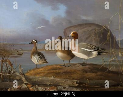 Wright, Magnus von, Haapanapari i häänävikoikar, 1852, huile sur toile, peinture, 67 cm x 88 cm Banque D'Images