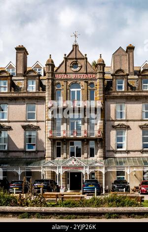 L'hôtel Victoria, East Street, Newquay, Cornwall. Angleterre, Royaume-Uni Banque D'Images