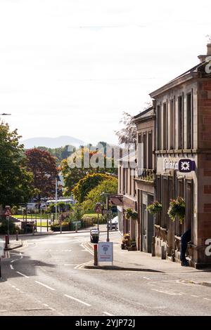 Vue sur Allan Street en direction du Wellmeadow, Blairgowrie, Perthshire, Écosse Banque D'Images