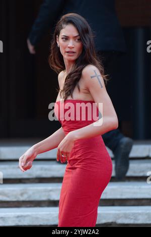 Rome, Italie, le 16 octobre 2024 - Elodie assiste au tapis rouge du 19e Festival du film de Rome à l'Auditorium Parco della Musica - Ennio Morricone. Crédits : Luigi de Pompeis/Alamy Live News photo Banque D'Images