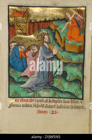 L'agonie dans le jardin ; illustré Vita Christi, avec des suppléments de dévotion, vers 1480-1490. Banque D'Images