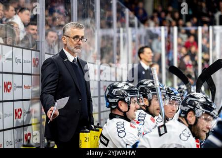 Nuernberg, Deutschland. 15 novembre 2024. Mark French (entraîneur, entraîneur, entraîneur principal, ERC Ingolstadt ), Nuernberg Ice Tigers v. ERC Ingolstadt, Eishockey, Penny DEL, 16. Spieltag, 15.11.2024, Foto : Eibner-Pressefoto/Thomas Hahn crédit : dpa/Alamy Live News Banque D'Images