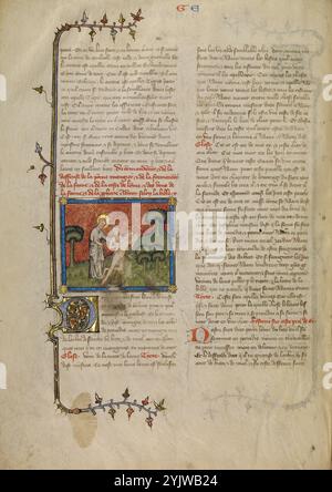 La création d'Eve, vers 1360-1370. Banque D'Images