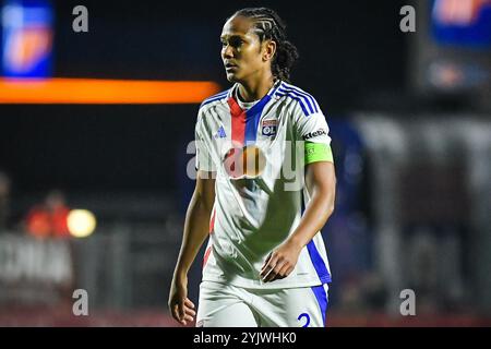 Rome, Italie. 14 novembre 2024. Wendie RENARD de Lyon lors de la Ligue des champions féminine de l'UEFA, match de football du Groupe A entre L'AS Roma et l'Olympique Lyonnais le 13 novembre 2024 au stade Tre Fontane de Rome, Italie - photo Matthieu Mirville (M Insabato)/DPPI crédit : DPPI Media/Alamy Live News Banque D'Images